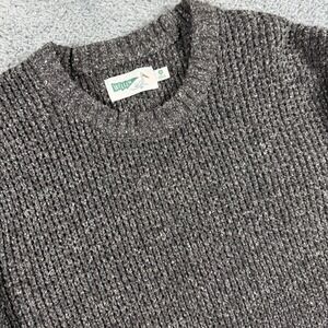 Wellen Waffle Knit Crewneck Sweater Speckled Mens XL Fisherman Heavy Huckberry